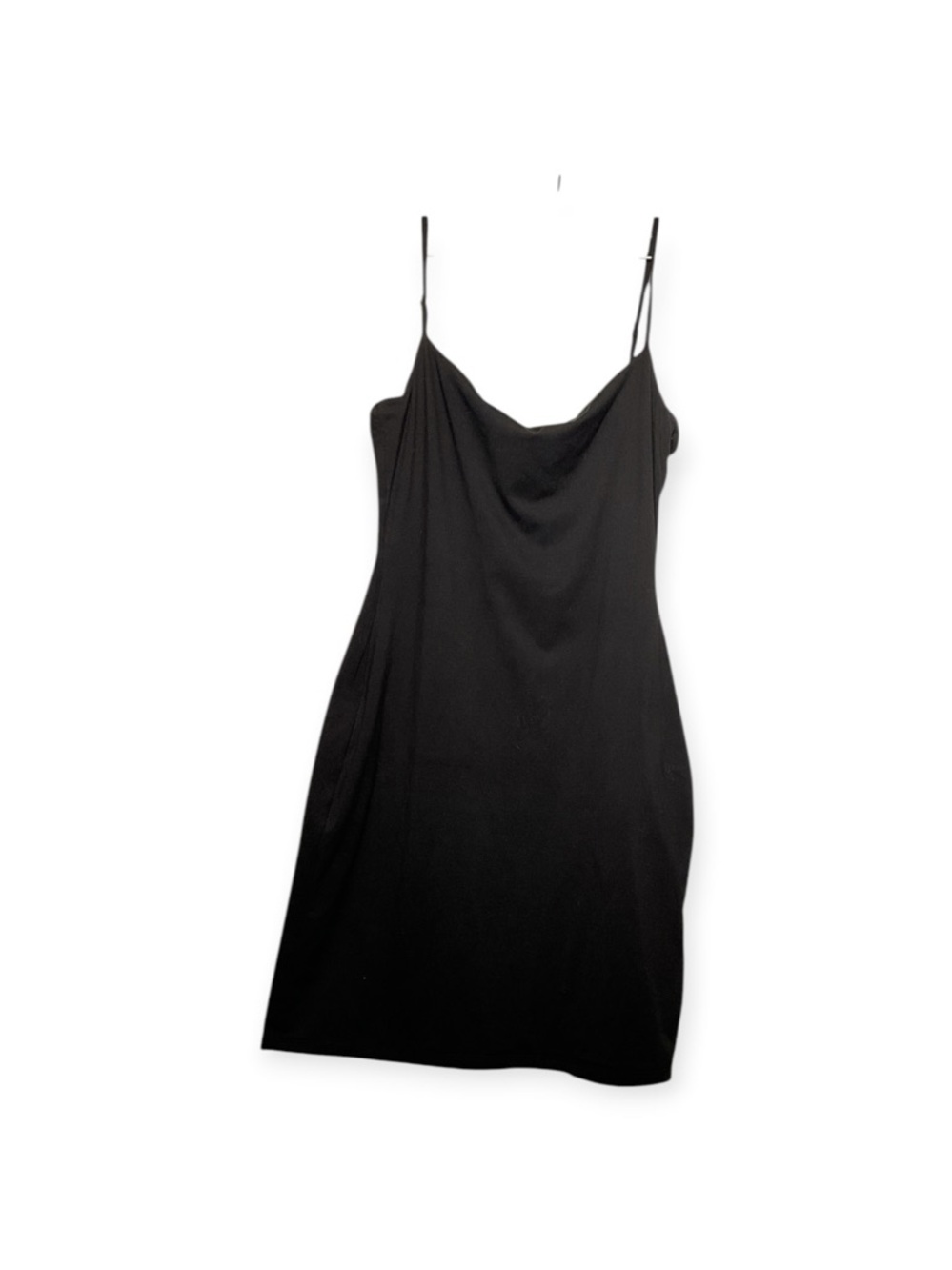 Women’s Naked Wardrobe black  bodycon spaghetti strap‎ mini dress, size large